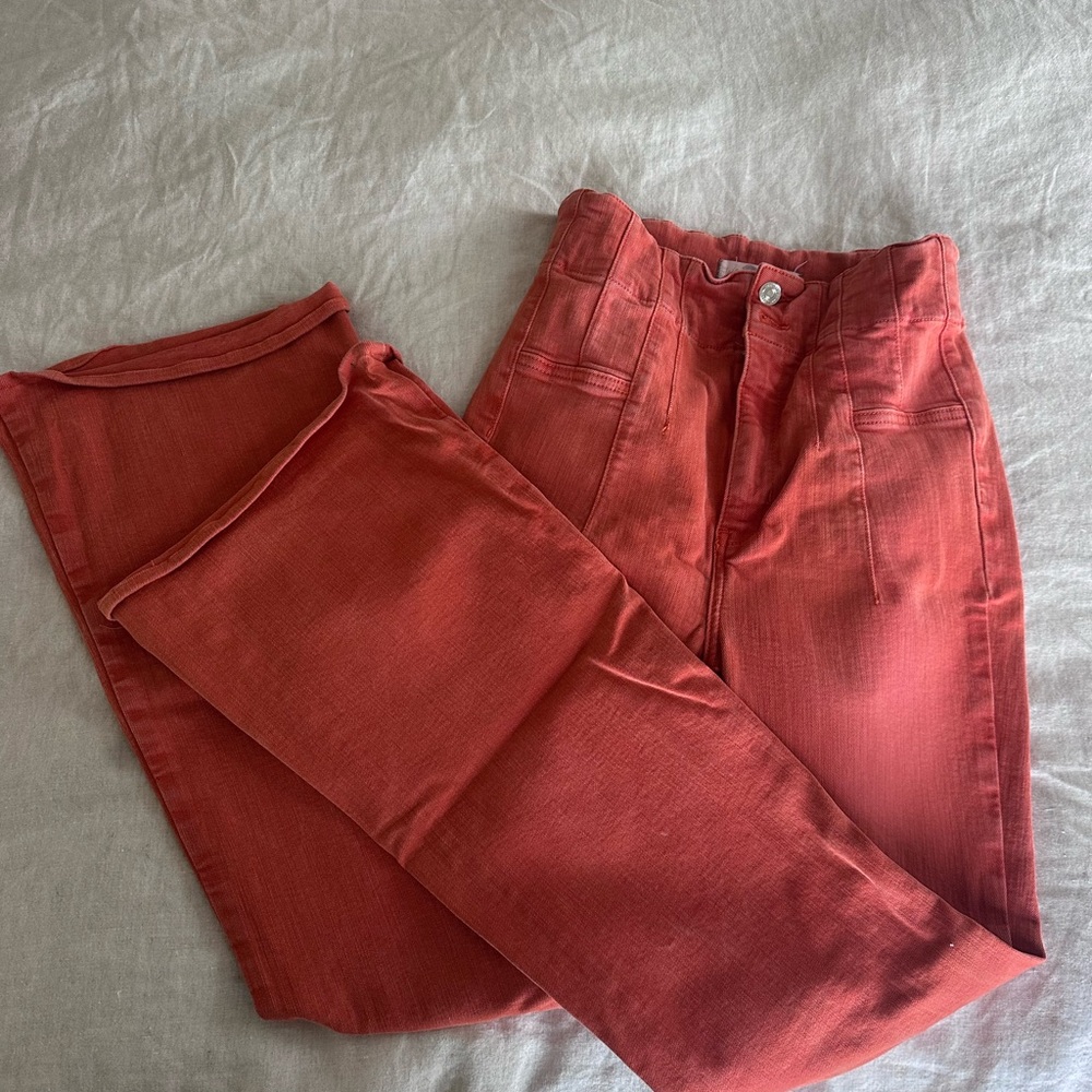 Chic Rust Orange Trousers